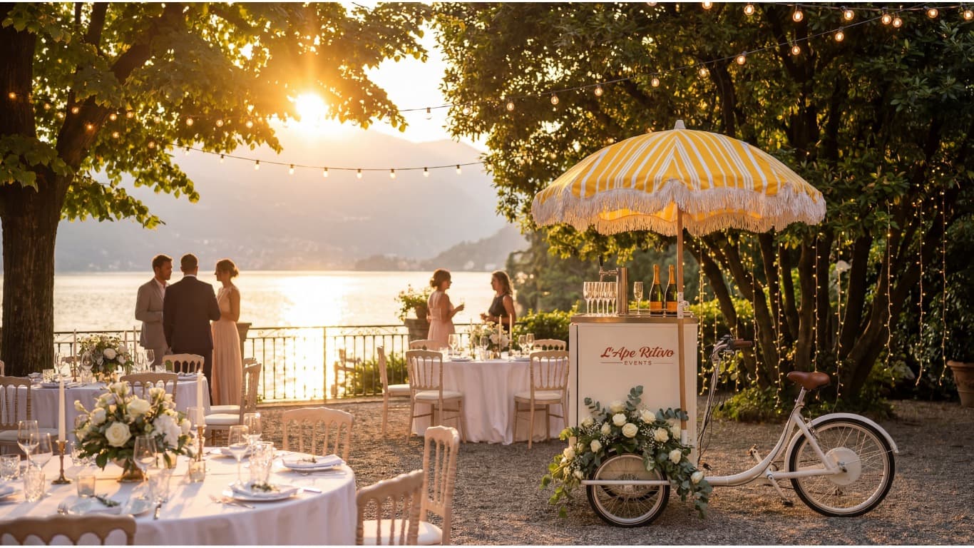 Cocktail Bike bar mobile matrimoni eventi aziendali Ticino