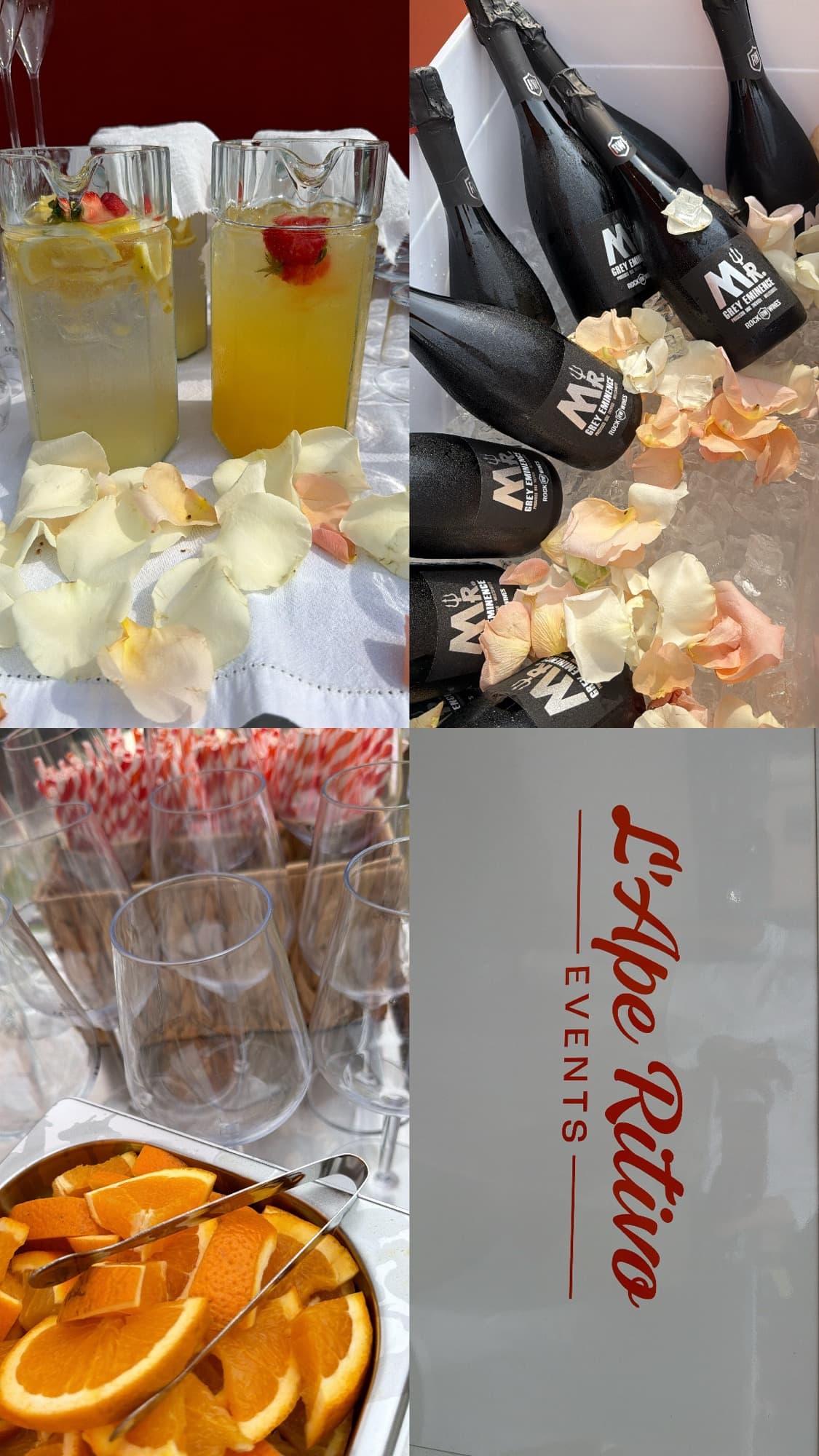 Aperitivo con drink, bollicine e arance fresche L'Ape Ritivo Events