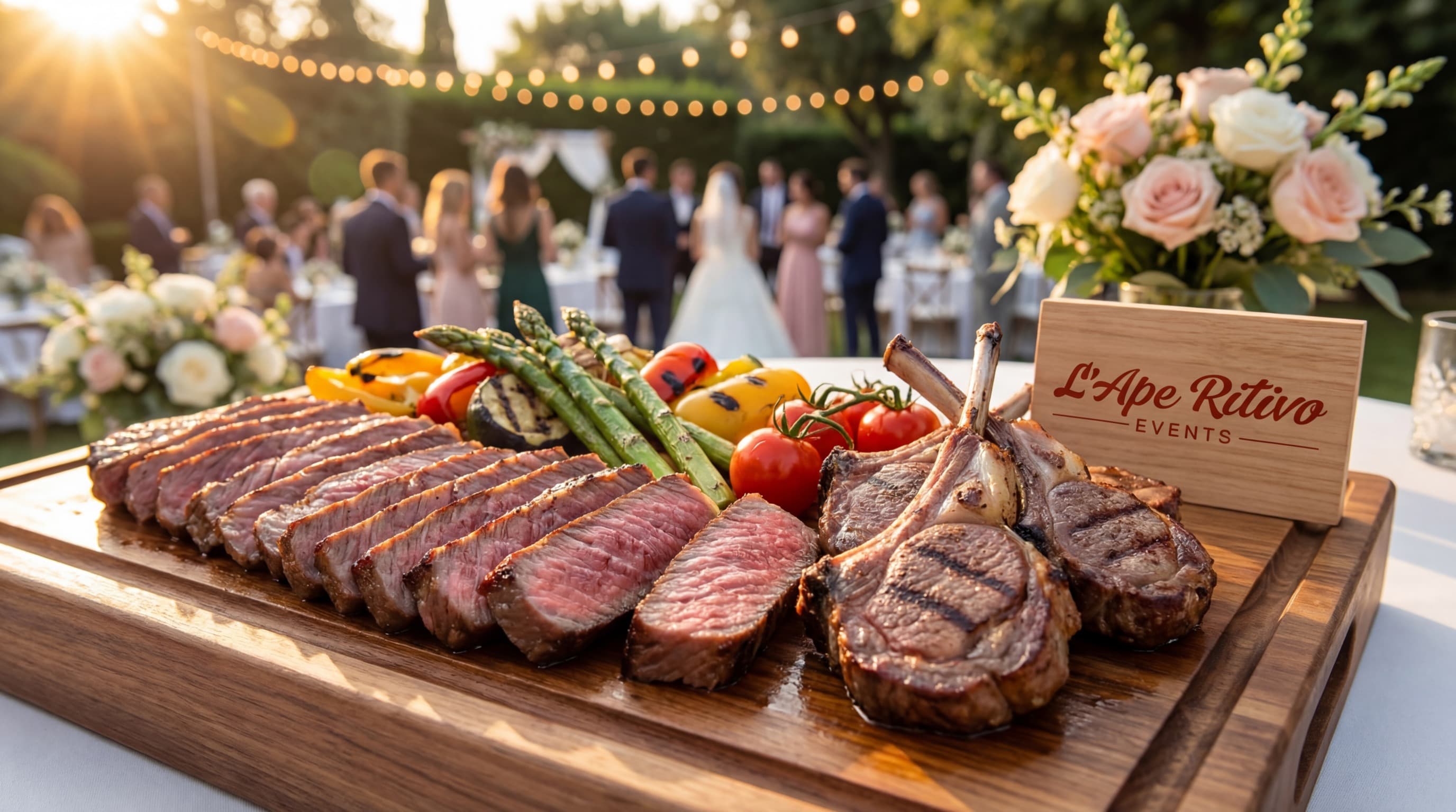 BBQ board al ricevimento